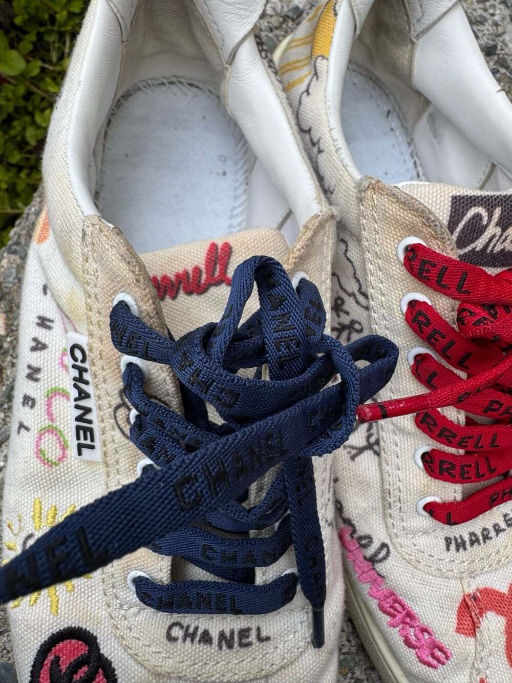 Chanel x Pharrell Williams Capsule Collection Canvas Sneakers - Picture 14 of 15